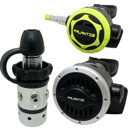 Palantic SCR-01-DIN-NA-OC Scuba Diving Dive AS101 DIN Regulator and Octopus Combo