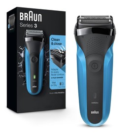 Braun Series - Afeitadora eléctrica para hombre (recargable, húmeda y seca), color azul, Máquina de afeitar 310S, Azul