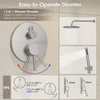 Gabrylly Shower System, Wall Mounted Shower Faucet Set with Shower
