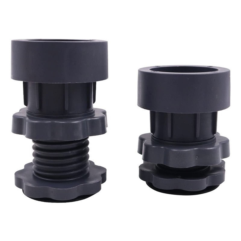WANGCL 4 Pieces Anti-Vibration Washing Machine Mat Adjustable Universal Rubber
