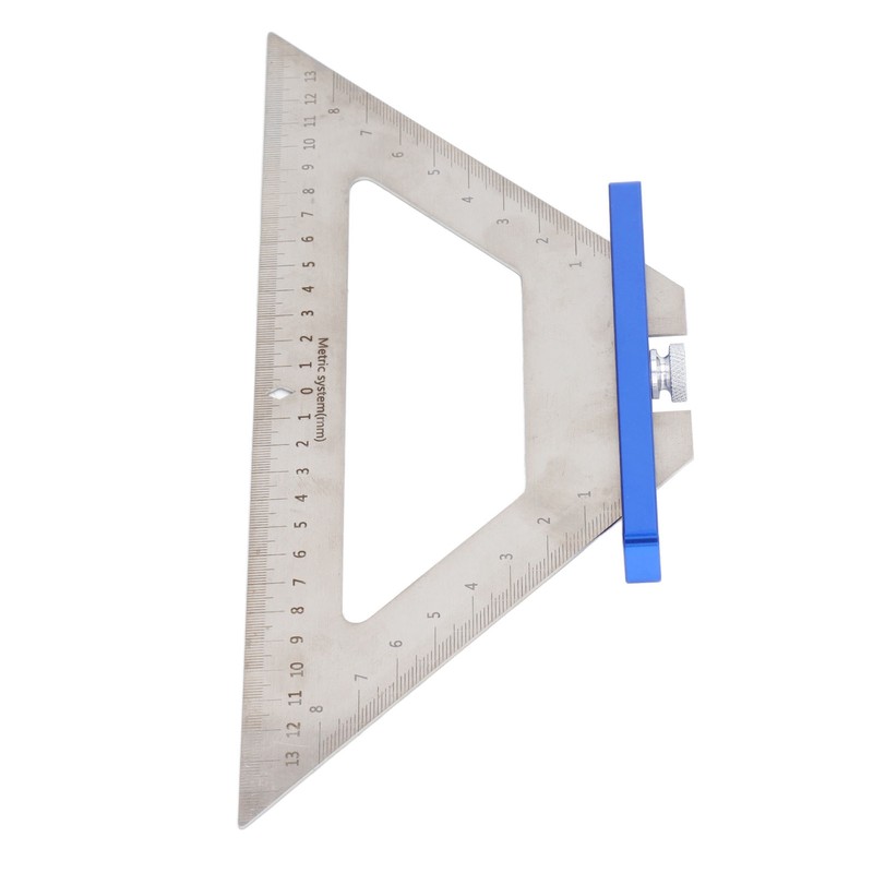 Woodworking Triangle Ruler Carpenter Square 140mm Dual Scale Measuring Scribing