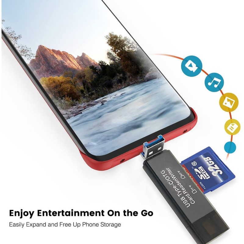 LEIZHAN SD Memory Card Reader, 4 in 1 USB Type