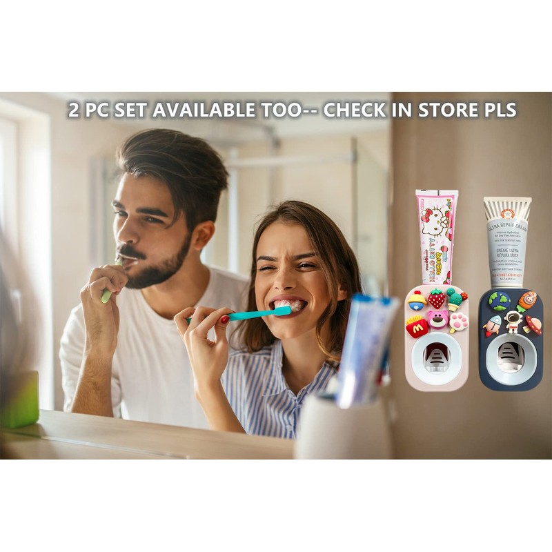 Automatic Toothpaste Dispenser Wall Mounted for Bathroom,Toothpaste Squeezer for Kids