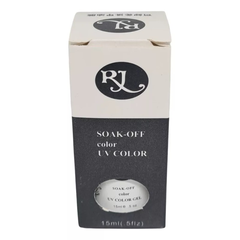 Rj Gel Semipermanente De 3 Pasos Color Blanco 15ml