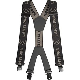 Lahti PRO Hosenträger Arbeit für Herren | 5cm Breit | Y Style Form Shape | für Shosen, Arbeitshosen, Motorradhose | mit sehr Starken 4 Metall Clip | für Männer und Damen elastisch, verstellbar