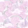 I Believe in Unicorns Wallpaper - Pink