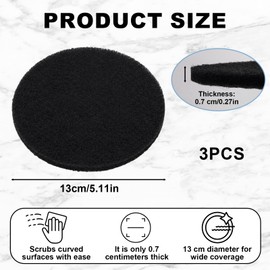 5 Pcs Steel Sponge for Stainless Steel Cookware, No Scratch Cleaning Sponge