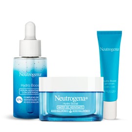Neutrogena Pack Rutina Facil Hydroboost Acido Hialuronico Water Gel 50 gr  Serum  Crema de Ojos