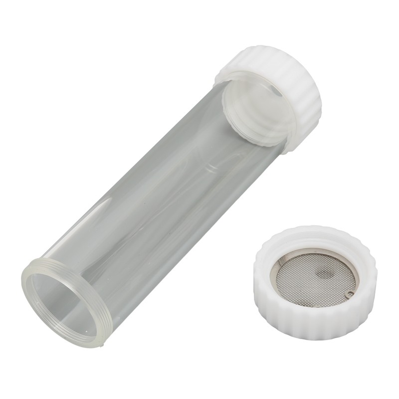 Water Cooling Transparent Cylindrical Tank 60mm Outside Diameter Rapid Cooling