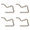 (Pack of 4) Injector Clamps - Clips for Gas Oil