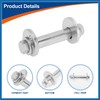 A ABSOPRO Camber Alignment Bolt Rear Alignment Bolt for TOYOTA