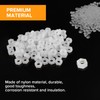 Lyeteung 100 PCS M3 Metric Thread Hexagon Fastener, Nylon Hex