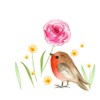20 Napkins Birds and Flowers, Spring Napkins, Animals, Garden Party,