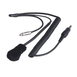 Rugged IMSA Helmet Kit Headset for Racing Radios Communications Electronics – Features Coil Cord M101 Mic Flex Boom 3.5 Ear Bud Jack