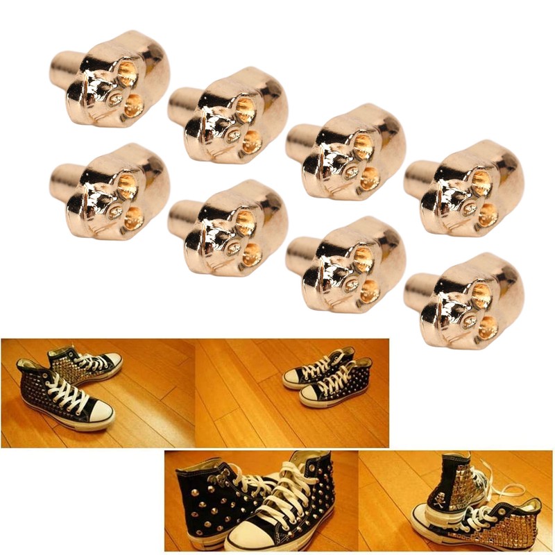 200 Sets Skull Rivets Gothic Style Beautiful Fashionable Skull Stud