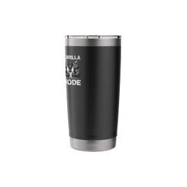 Gorilla Modes Fierce Animal Strength Minimalist Stainless Steel Insulated Tumbler