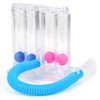 Rierousy Breath Trainer, Lung Trainer, Breathing Trainer with 4 Colourful