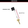 Master Lock 5490EURD Retractable Tether for Key Safe, Up to