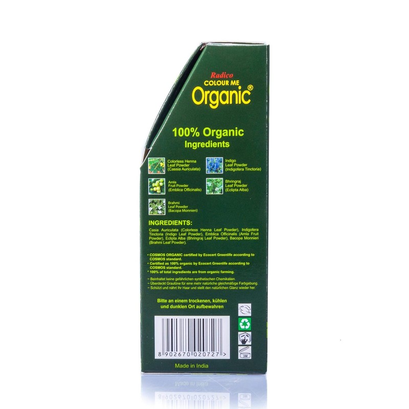 Radico Colour Me Organic Plant Hair Dye Ash Blonde (Organic,