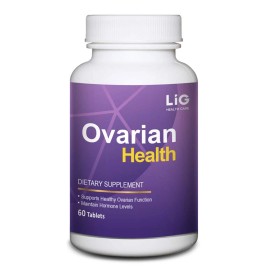 LIG Salud Ovárica - Suplemento Natural 60 Comprimidos - Reducir Quistes Ováricos - B...