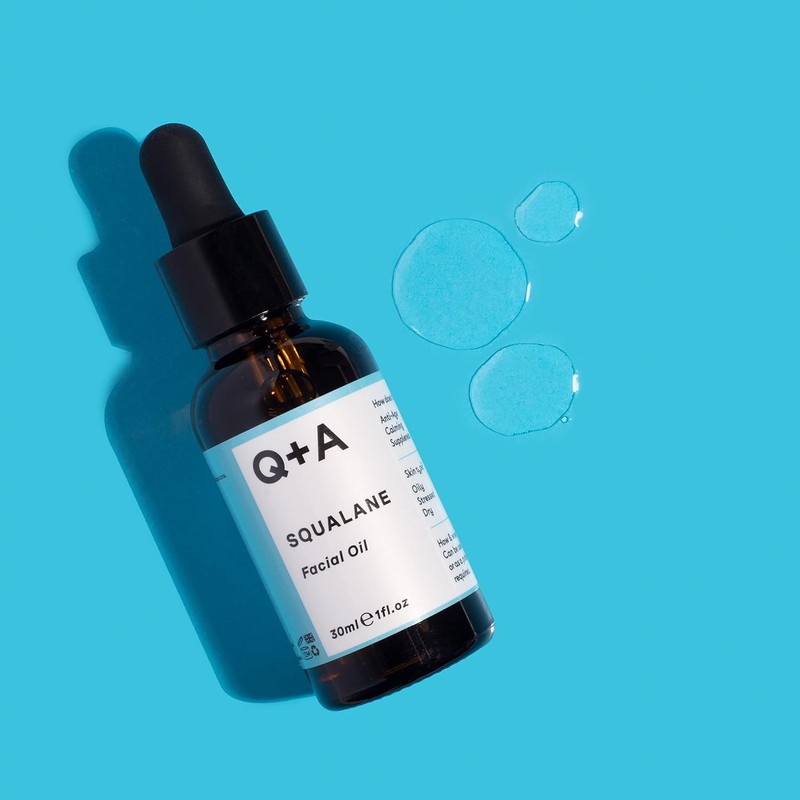 Q+A Aceite facial de escualano. Un aceite facial súper hidratante,