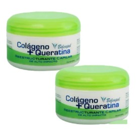 Pack 2 Belcapel Colágeno Queratina Para El Cabello