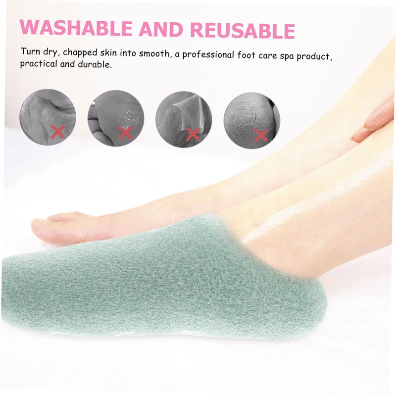 Ipetboom Gel Gloves Foot Masks Set Moisturizing Spa Socks for