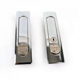 Large Recessed Push Button Lock with Key for Distribution Box, Meter, and Fire Hydrant Handles With Key