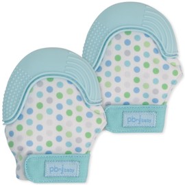 PBnJ - Guante de silicona para bebé, juguetes de bebé de 0 a 6 meses, manoplas para bebés como chupete de dentición, juguetes de dentición de 3 a 6 meses, mordedores para bebés de 6 a 12 lunes, 6