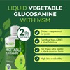 Liquid Glucosamine Supplement Plus MSM, 1500mg Glucosamine with MSM, Vegan