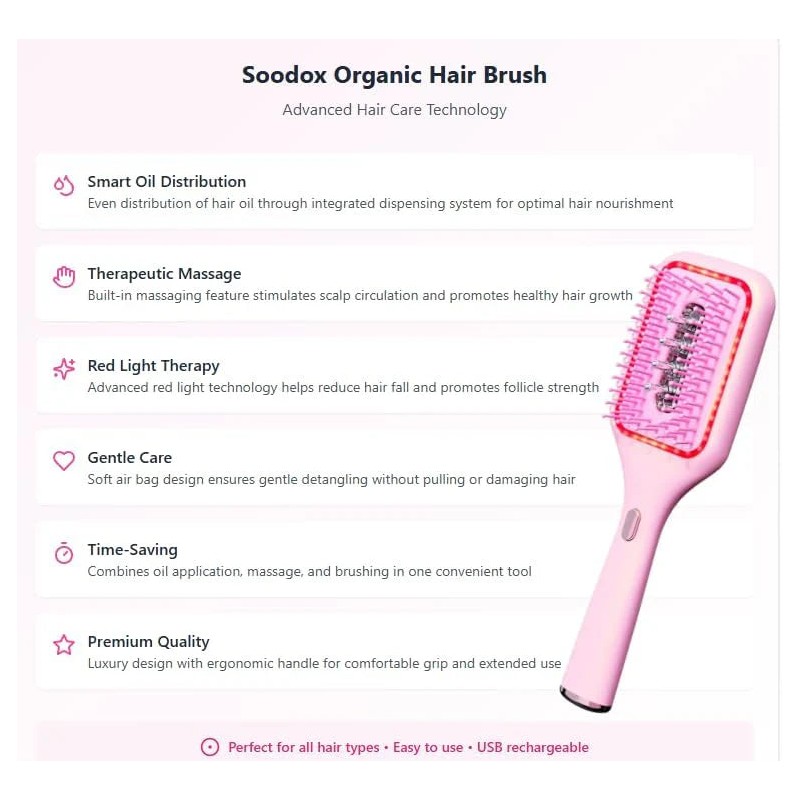 Soodox Hair Oil Dispensing Brush