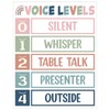 PAIVSUN Voice Level Chart for Classroom, Noise Levels Rules Poster