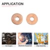 DTGN 4mmx12mmx1mm(IDxODxT) Flat Copper Sealing Washers - 20Pack - Good