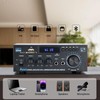 Bluetooth Stereo Amplifier Home Audio 300 Watts x2 Mini Speaker