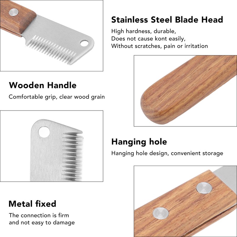Dog Stripping Knife Eliminate Knots Reduce Hair Loss Professional Dog