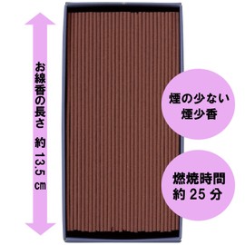 Kameyama Flower Fushi Cherry Blossoms, Smokeless Incense, Approx. 3.5 oz (100 g), Approx. 230 Sticks, Incense Sticks, Low Smoke