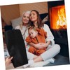 SUPVOX Fireproof Hearth Mat Semicircle Fireplace Rug Flame Retardant Floor