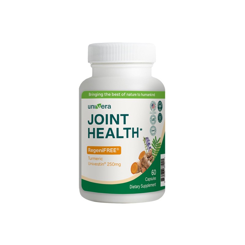 Univera RegeniFREE, Salud de las articulaciones, flexibilidad, sin mariscos, 60