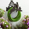 Garden Hose Holder Cast Iron Heavy Duty Water Hose Hanger,