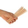 BOSSTER Wooden Sticks 100 Pieces Wooden Sticks 20 x 0.5