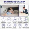 Beylatann Babyphone, 5 Zoll, 1080p, LCD-IPS, WLAN, VOX, Aufnahme, SD-Karte,