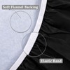 UMINEUX Oval Fitted Vinyl Tablecloth with Elastic Edged & Flannel
