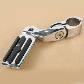 TCT-MOTORPARTS 1.25" Highway Foot Pegs Pedals Fit For Harley Touring Road King Street Glide Electra Glide Sporster Dyna 1 1/4" Crash Bar