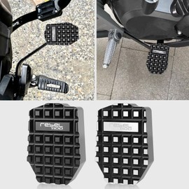 WOOGA Motorbike Foot Brake Lever Pedal Enlarge Extension Rear Brake Peg Pad Extender Compatible for Ho&n&da Rebel CMX1100 / DCT Rebel1100 Accessories 2021-2025 (Black)
