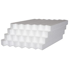 Cut Styrofoam (For cushioning and vibration reduction): Approx. 8.7 x 1.2 x 1.2 inches (22 x 3 x 3 cm), Set of 28