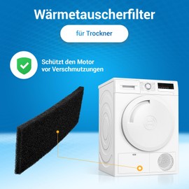 VIOKS Tumble Dryer Filter 2x Replacement Parts for Miele Dryer Filter 9688381 9688380 for Filling Opening Door Suitable for Miele Tumble Dryer Replacement Parts Compatible with Miele Tumble Dryer