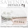 SAWINDA 10PCS Bridal Hair Pins Pearl Combs Clips Silver Elegant