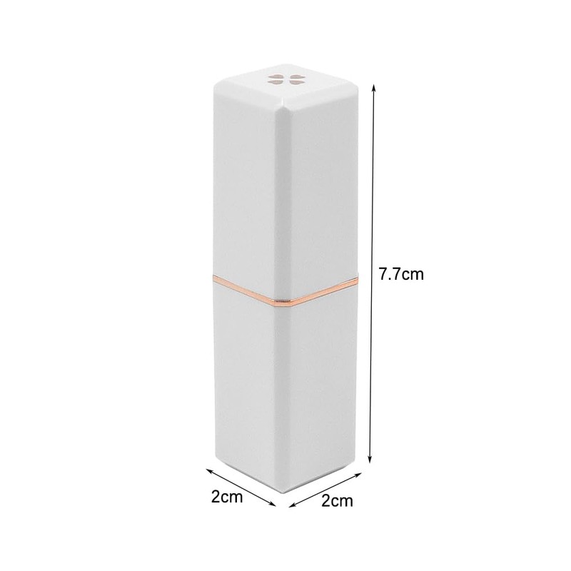 Hsthe Sea 5 Pcs White Empty Lipstick Tubes,DIY Lip Balm