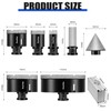 9Pcs Diamond Core Drill Bits Set 5/8"-11 Thread, Porcelain Ceramic