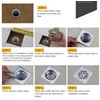 4 inch Solid Brass Square Shower Floor Drain with Tile